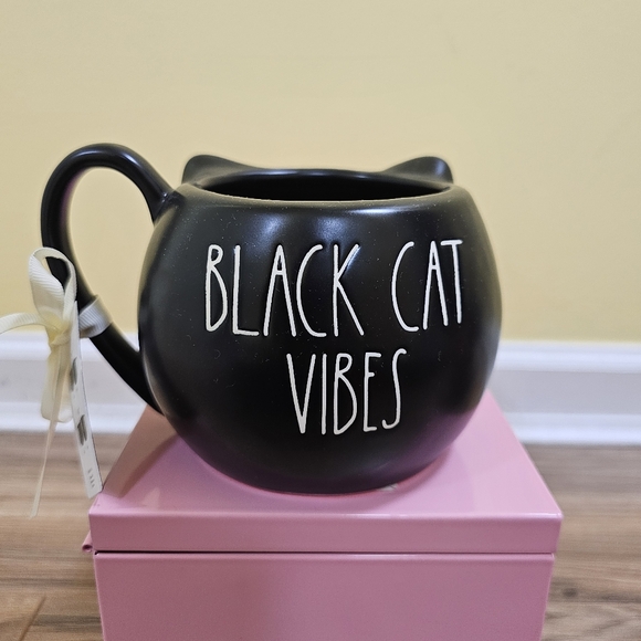 New RAE DUNN Black Cat Vibes Set - Picture 3 of 8